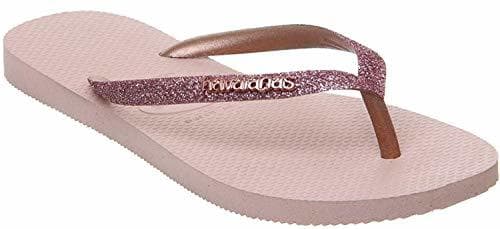 Lugar Havaianas Slim Glitter Ballet Rose Womens Summer Flip Flops