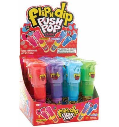 Producto Push Pop Flip-n-dip x 12