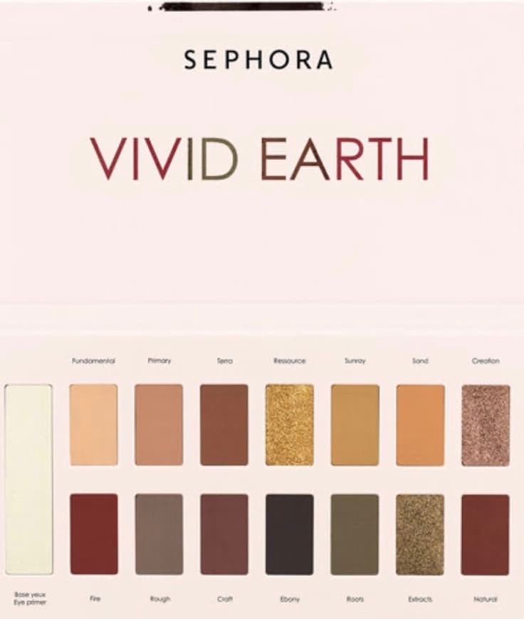 Fashion Sephora Collection - Vivid Earth Rough Nature Palete de Olho