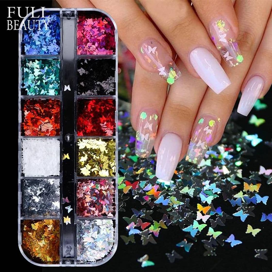 Fashion Butterfly nail art 