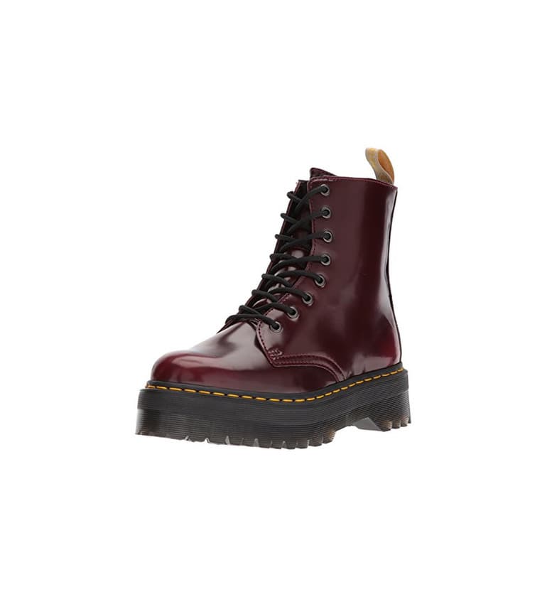 Moda Dr. Martens 2976 botina vegano rojo cereza Cambridge Cepillo rojo burdeos 21802600,