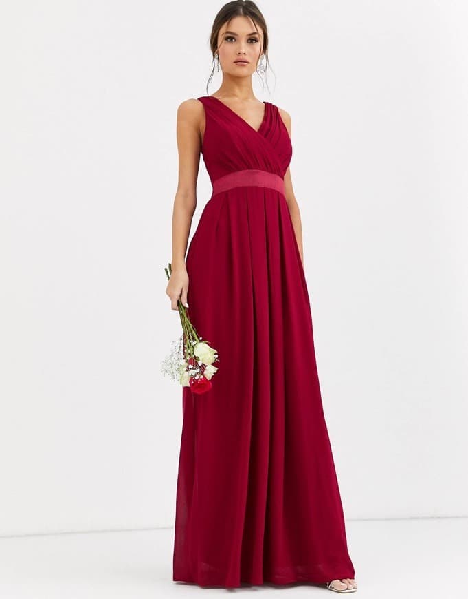 Product Red Simple Dress