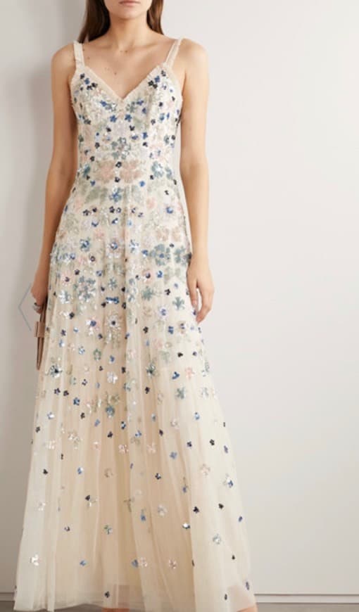 Product NEEDLE & THREAD
Wildflower sequined tulle gown