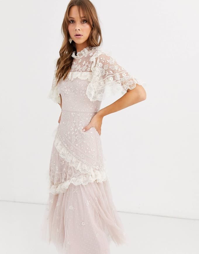 Product Needle & Thread Lace Blush Dress