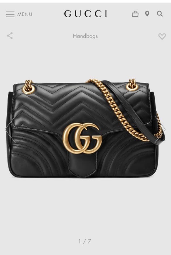 Fashion GG Marmont medium matelassé shoulder bag