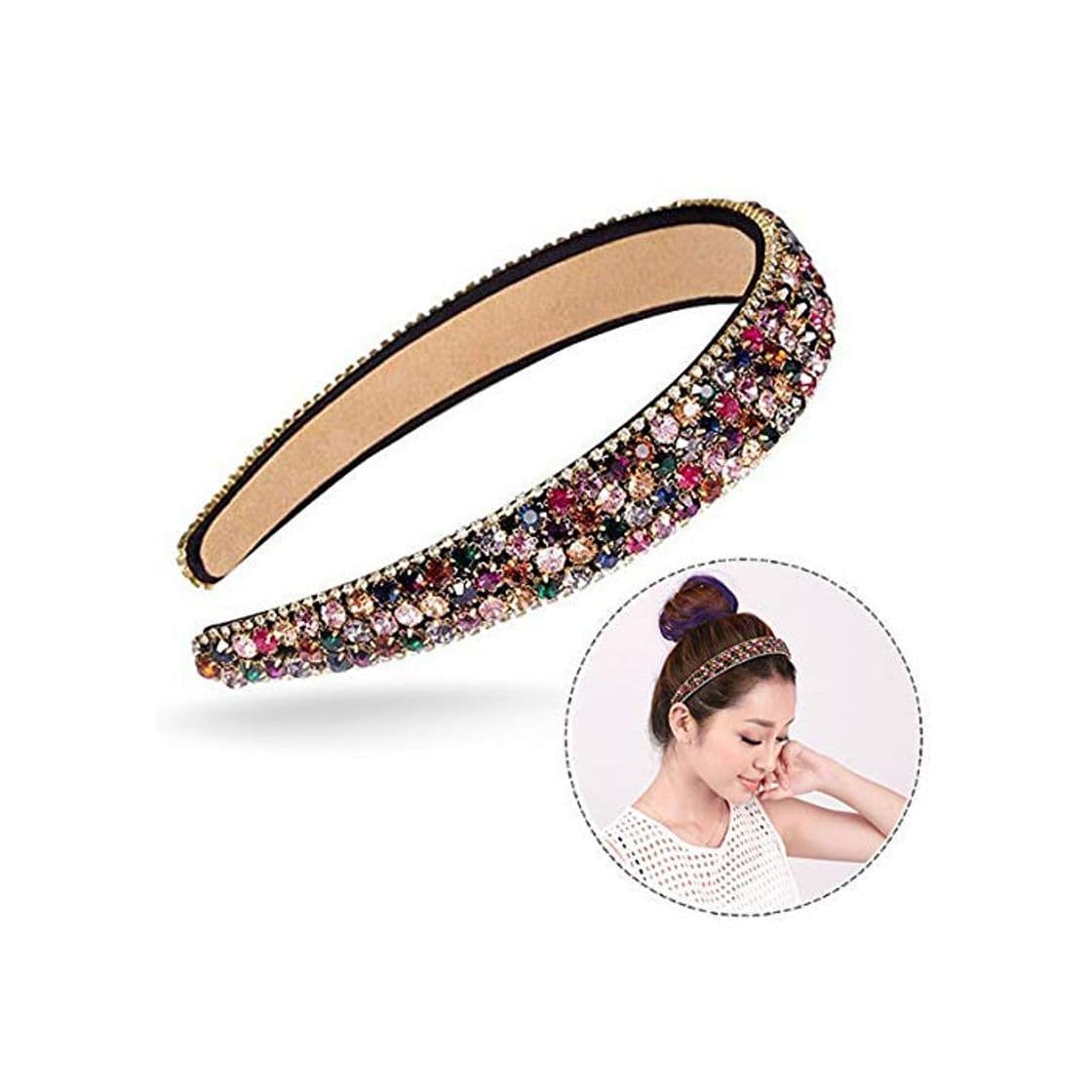 Electronic Xrten Diadema de Cristal Moda Banda de Pelo Banda Cabello para Mujeres