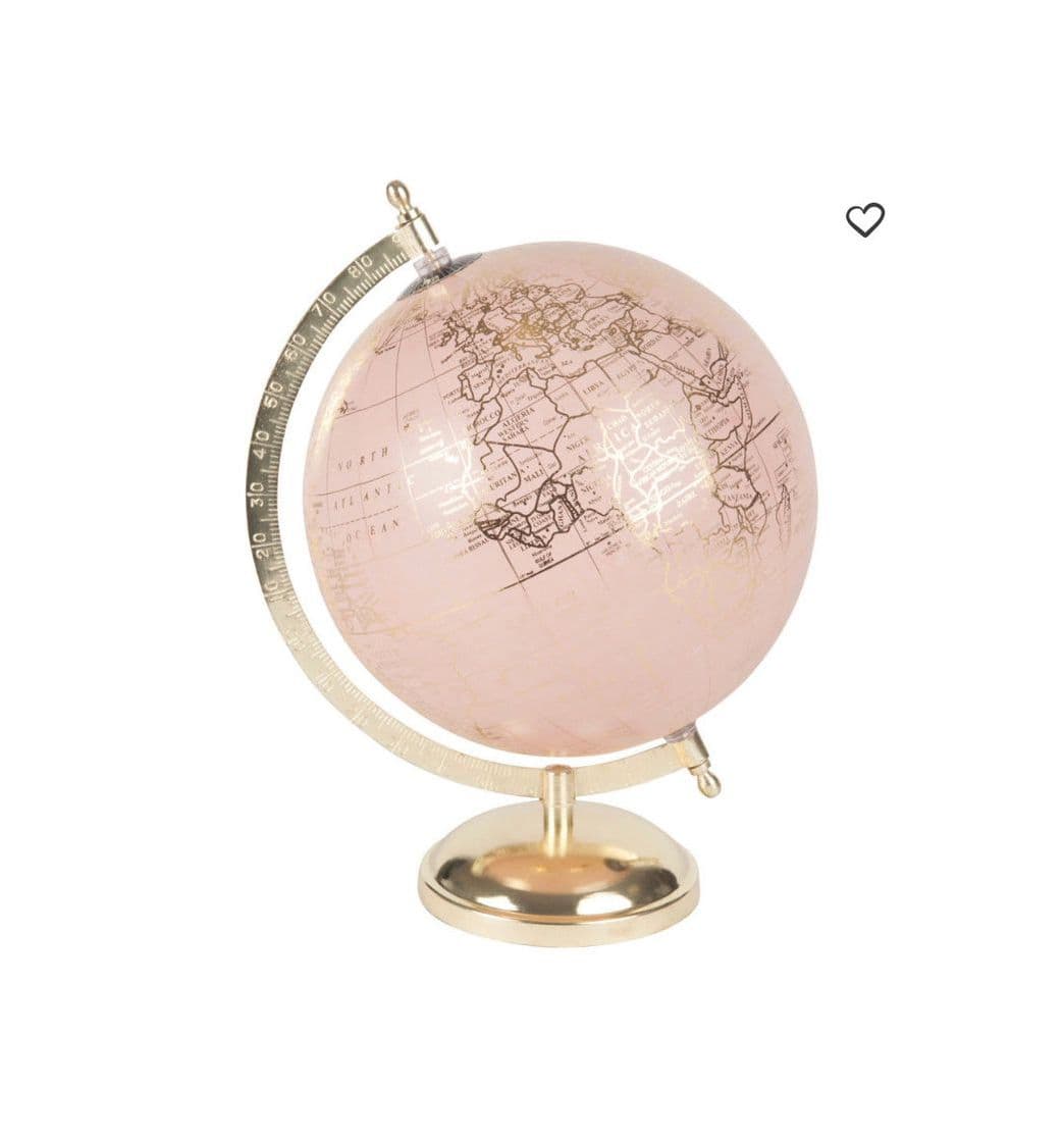 Producto Globo terráqueo mapamundi rosa y dorado 