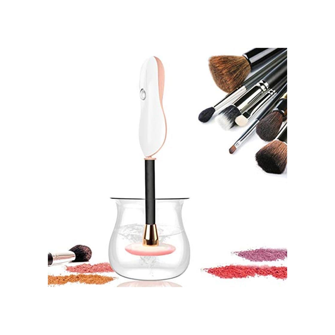 Producto Rantizon Limpiador automático de brochas de maquillaje