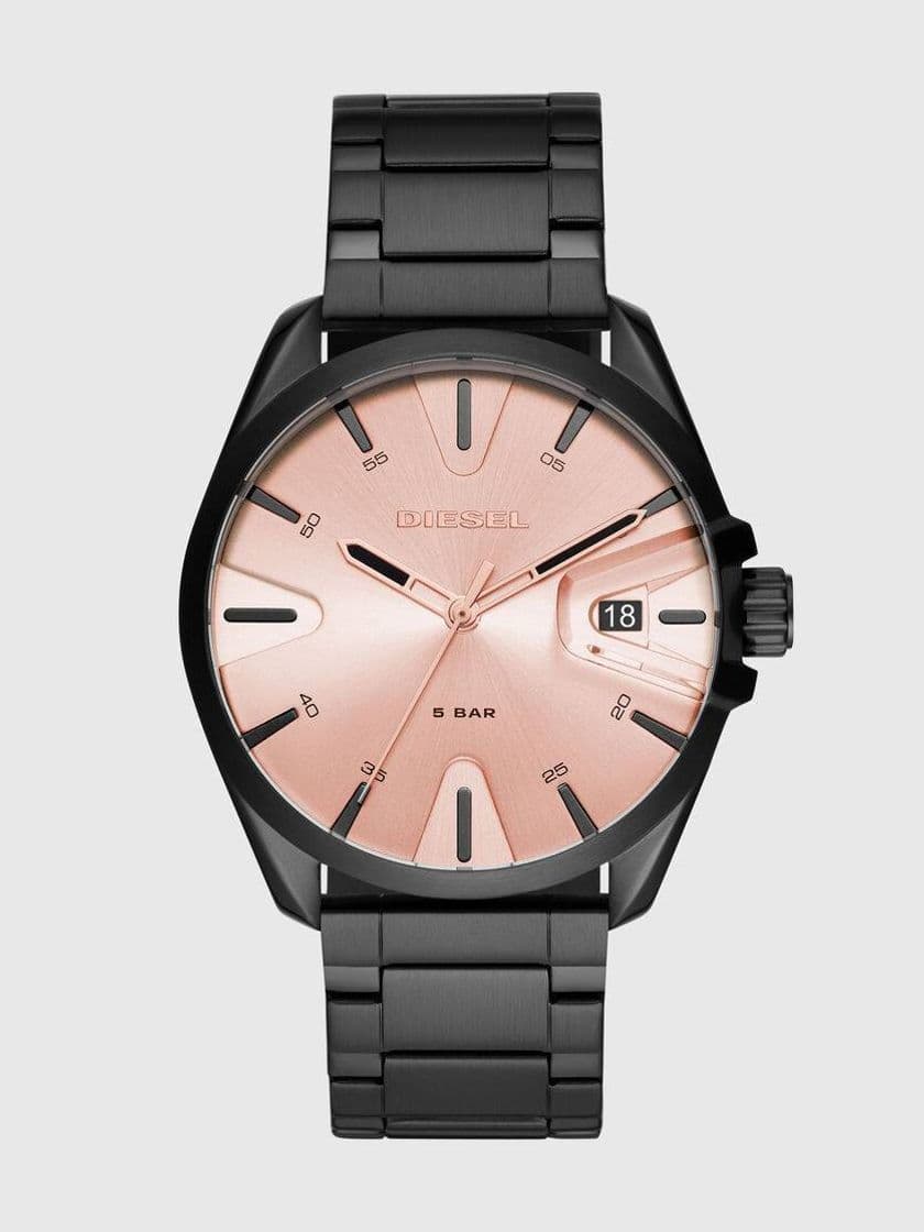 Producto MS9 Three-Hand Black Stainless Steel Watch

