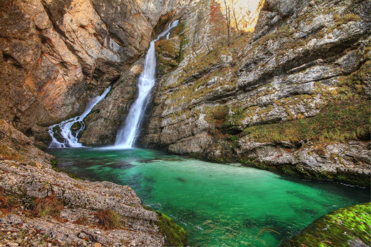 Lugar Waterfall Savica