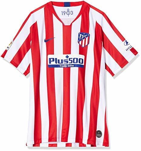 Fitness Nike Atlético de Madrid 2019/2020 Camiseta, Hombre, Rojo/Blanco