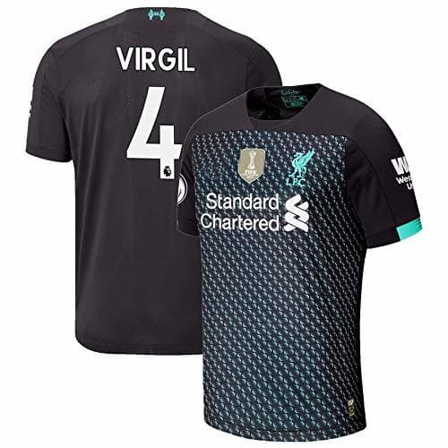 Producto S&K Camiseta Virgil Van Dijk Liverpool Negro 2019/20 para Hombre & Niño