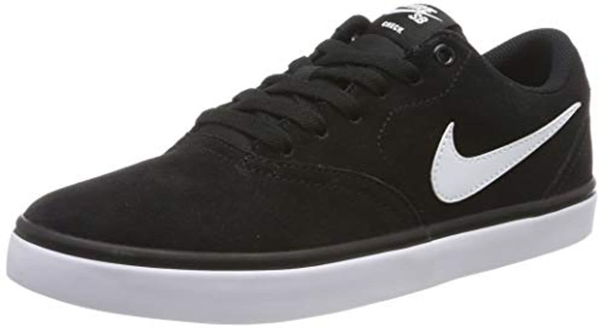 Moda Nike SB Check Solarsoft, Zapatillas de Skateboarding para Hombre, Negro