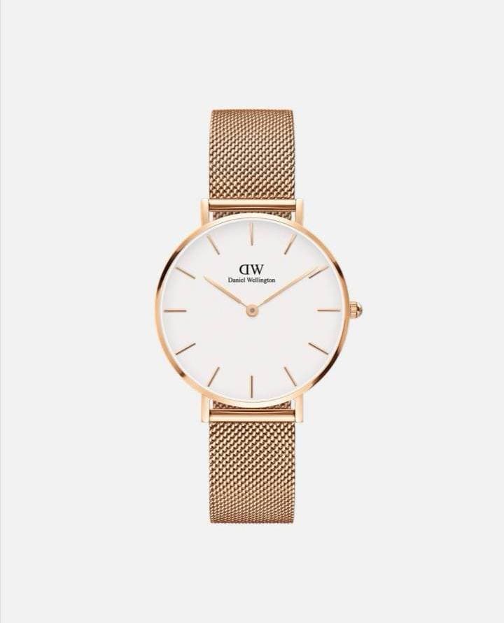 Moda Daniel Wellington Reloj Analógico para Mujer de Cuarzo con Correa en Acero