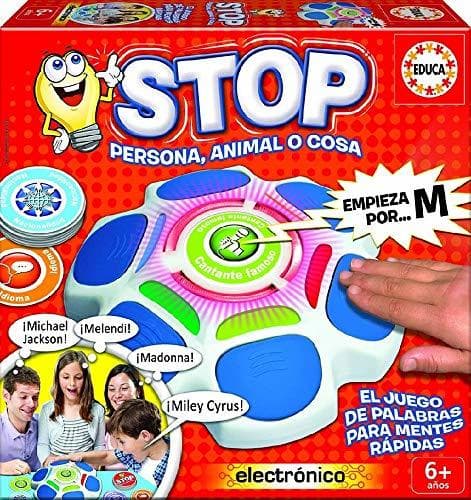 Producto Educa Borrás Stop. Persona, Animal o Cosa, Juego de Mesa