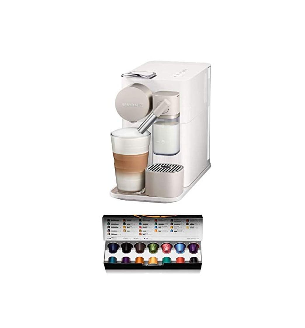 Home Nespresso De'Longhi Lattissima One EN500W - Cafetera monodosis de cápsulas Nespresso con