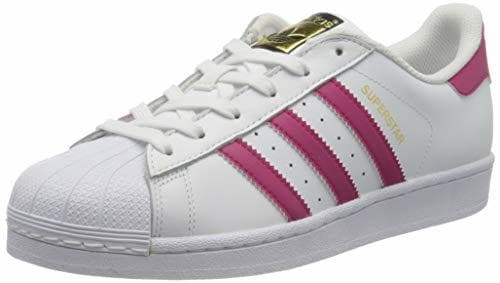 Fashion Adidas Superstar Foundation, Zapatillas Unisex Infantil, Blanco