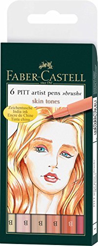 Producto Faber-Castell Pitt Artist Pen - Rotuladores de tinta china 6 unidades)