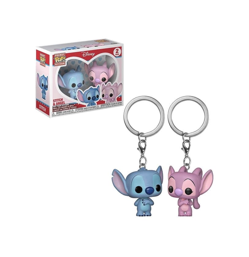 Product Funko Pop keychain Stitch&Angel