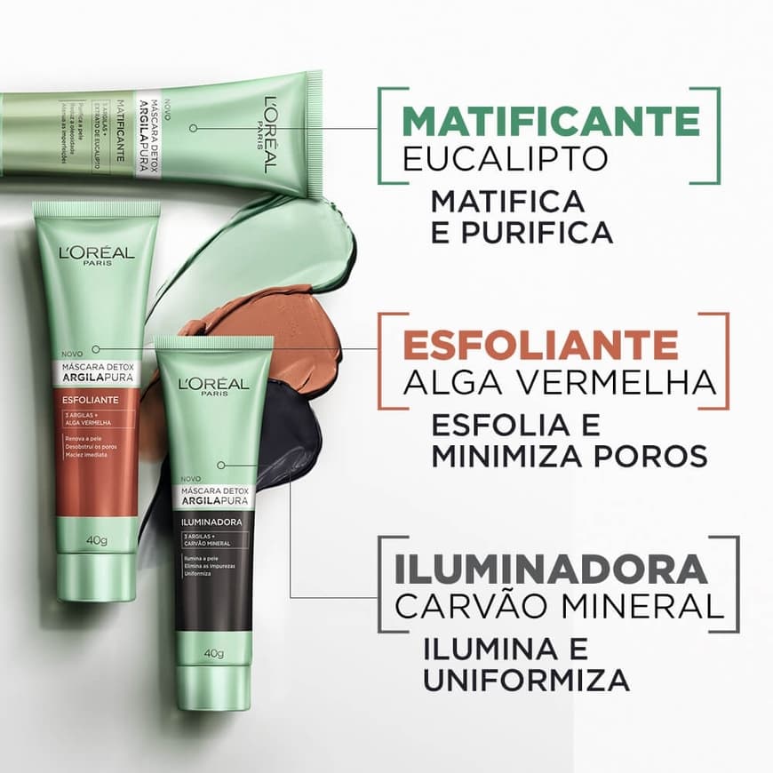 Product L'Oréal máscara de argila