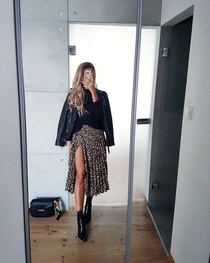 Fashion Animal print skirt