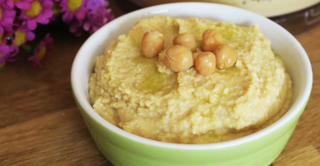 Fashion Hummus de grão e tahini