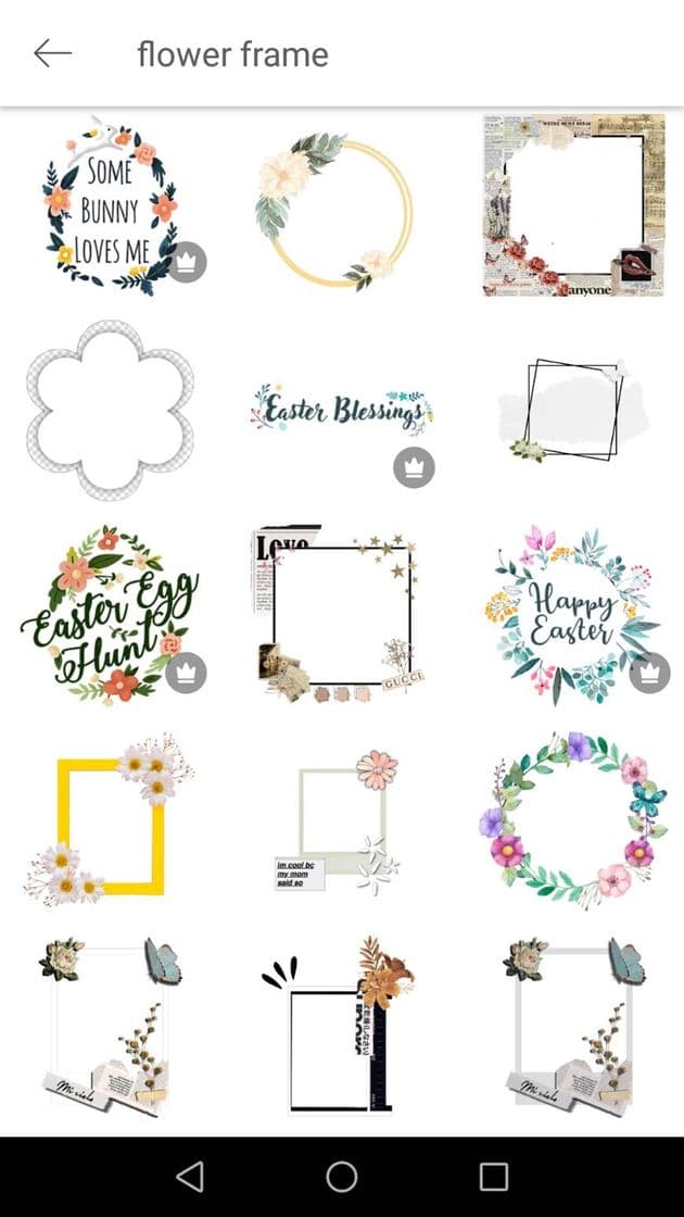 Fashion Flower frame