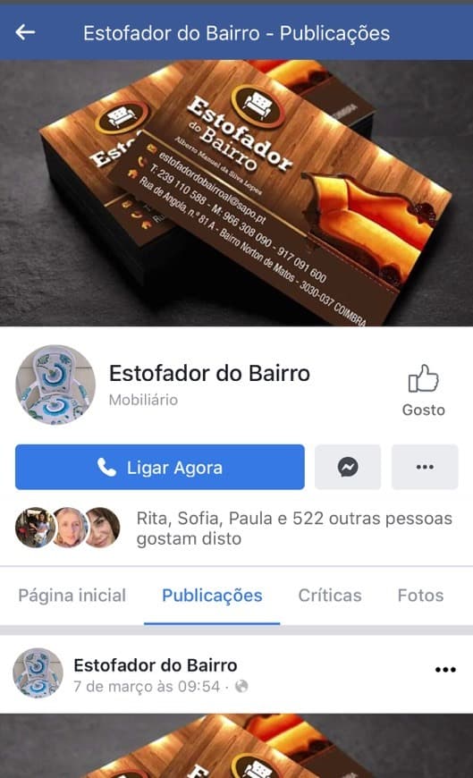 Product ESTOFADOR DO BAIRRO