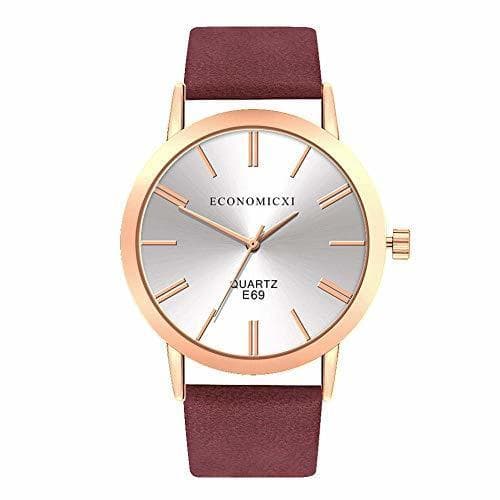 Product Watch Relojes Señoras Minimalista Reloj de Pulsera Casual Cuarzo Correa de Cuero