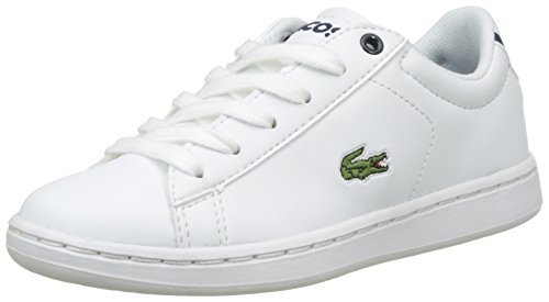 Lugar Lacoste Carnaby EVO BL 1 SPC, Zapatillas Unisex Niños, Blanco