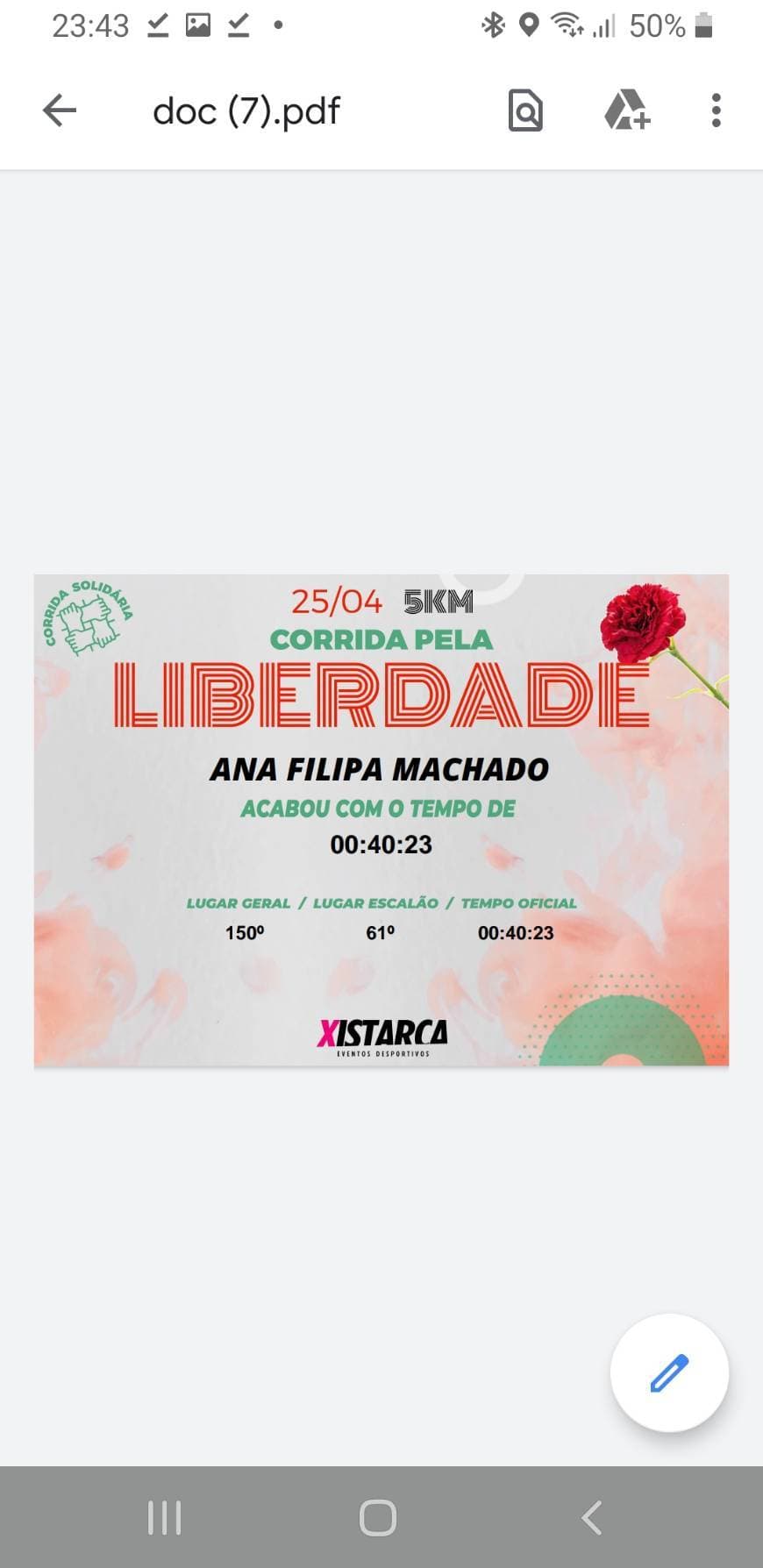 Fashion XII CORRIDA DA LIBERDADE 2020 21KM – Xistarca