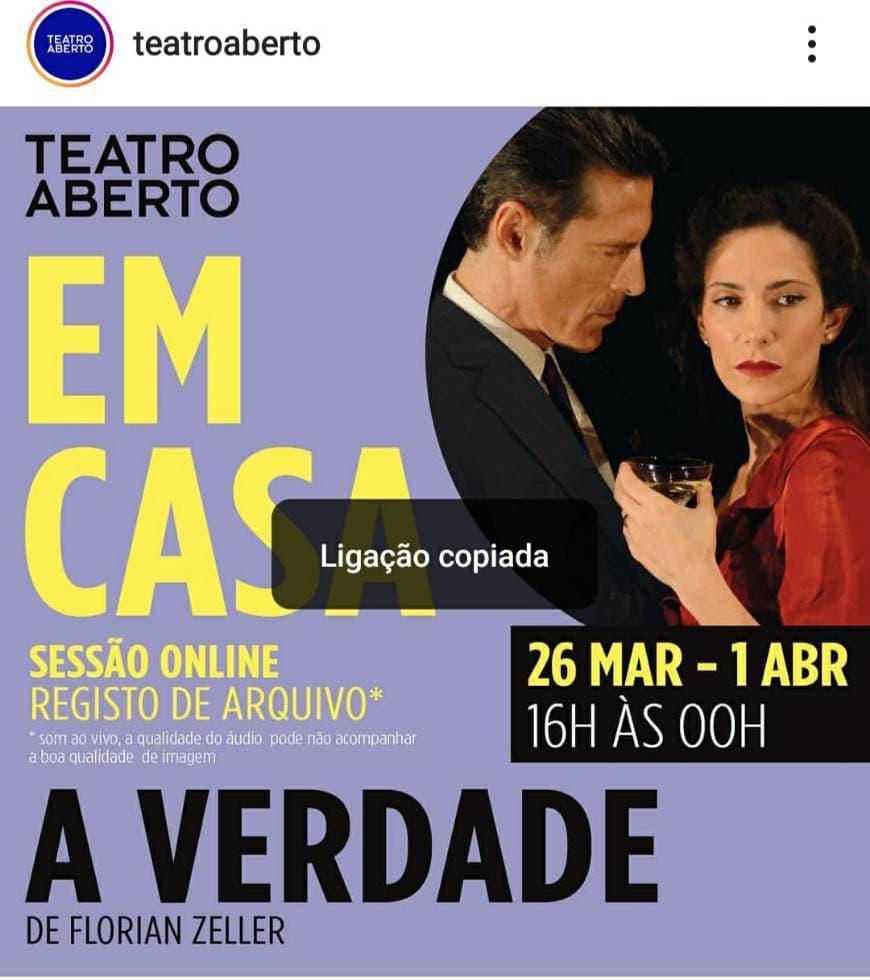 Fashion Teatro aberto peça  " A verdade "