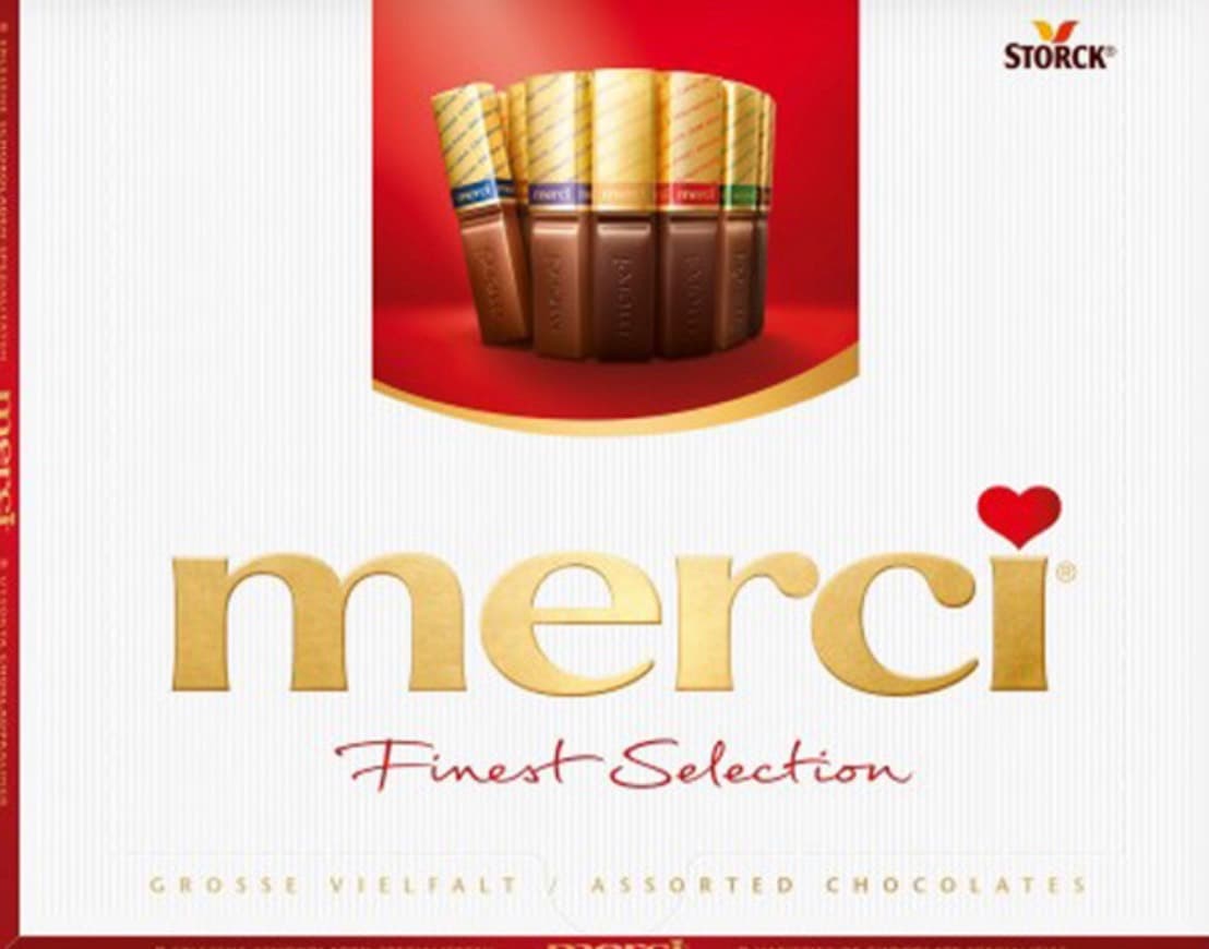 Product Merci chocolates