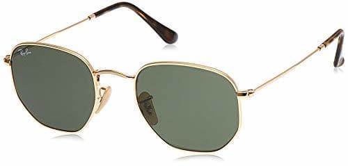 Moda Ray-Ban Hexagonal Flat Lenses Gafas de sol, Oro