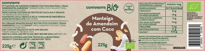 Fashion Manteiga de Amendoim com Coco Bio