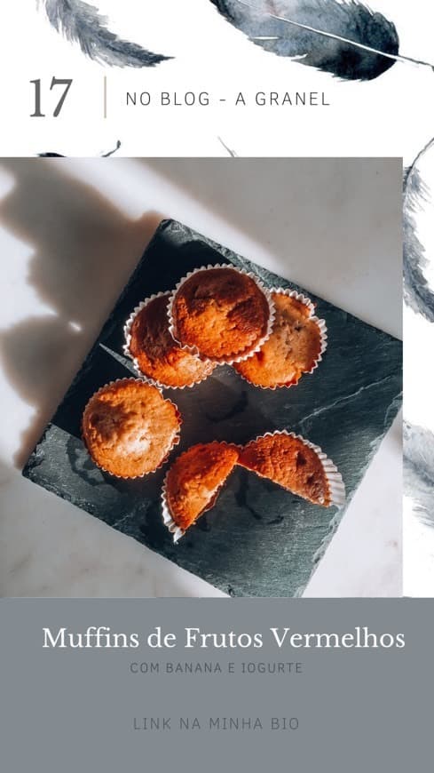 Moda Muffins de Frutos Vermelhos 