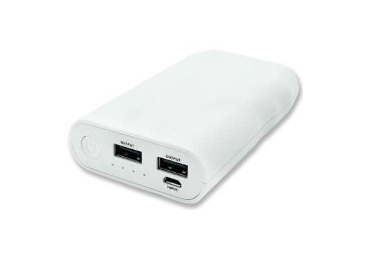 Moda Power Bank Temium 6000mAh - branco 