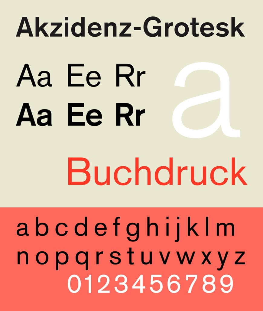 Moda Akzidenz Grotesk