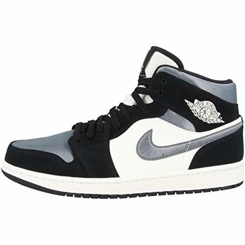 Fashion Nike Air Jordan 1 Mid Se 852542-011 Hombres, Negro