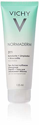 Belleza VICHY Normaderm 3 en 1 Exfoliante+Limpiador+Mascarilla 125 ml