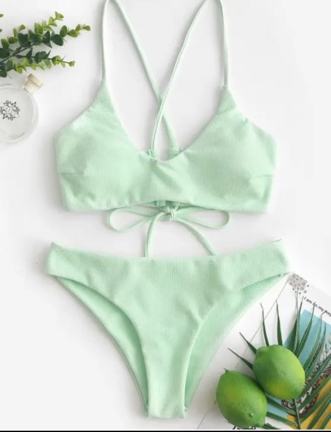 Product Bikini verde pastel