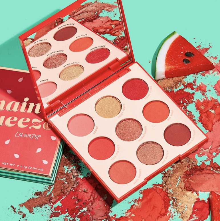 Product Main Squeeze Watermelon Red Eyeshadow Palette — ColourPop