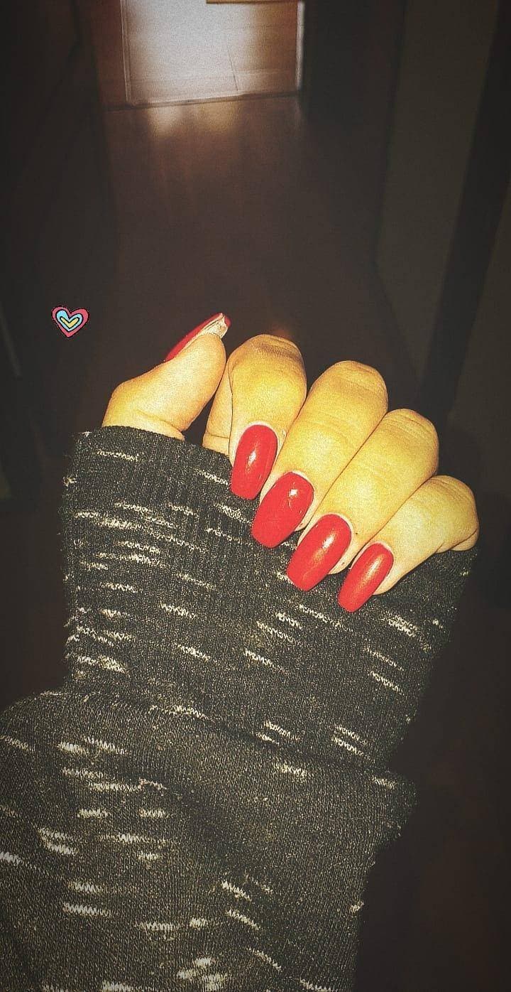 Fashion Unhas vermelhas minhas que gostei 🥰