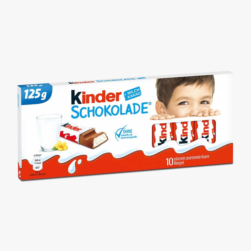 Moda Kinder chocolate 