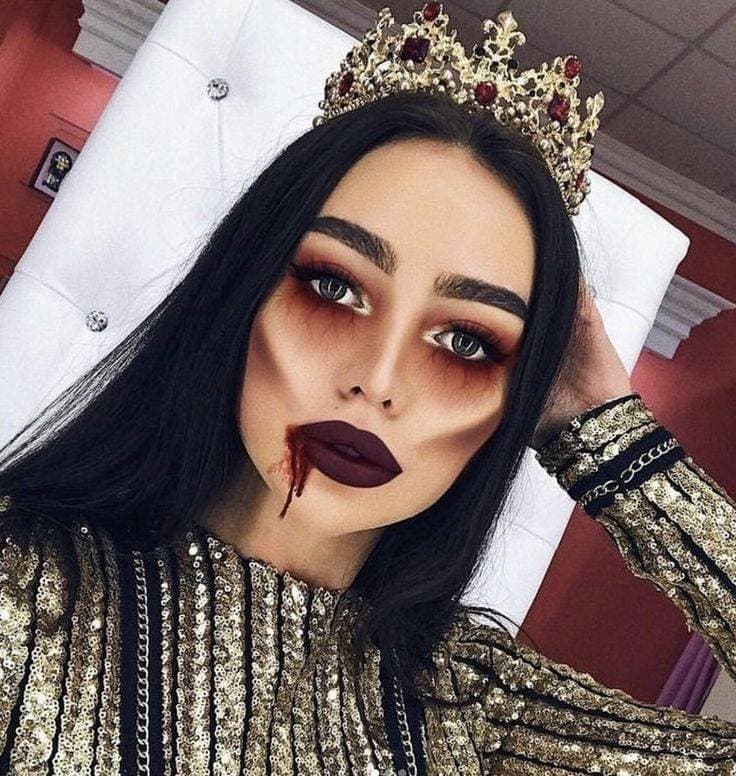 Fashion Dead queen makeup