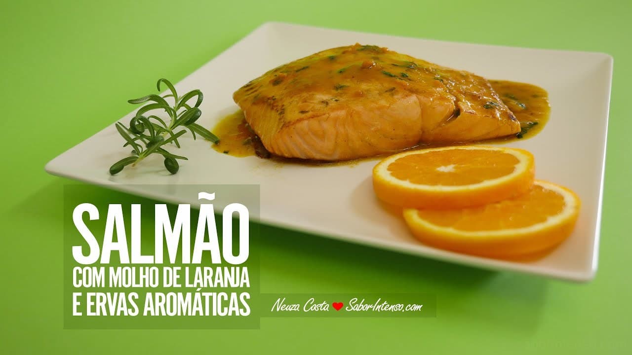 Fashion Salmão com molho de laranja