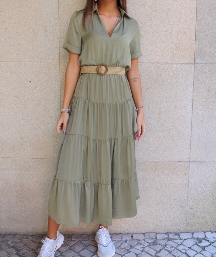 Moda Look: Vestido verde