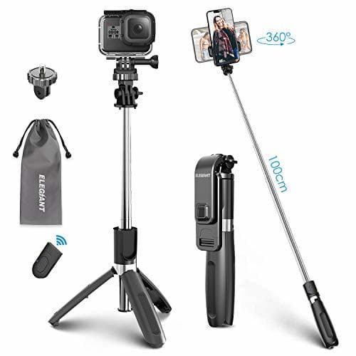 Electronic ELEGIANT Palo Selfie Trípode Bluetooth Mini Stick Movil Deportivo Extensible de Control