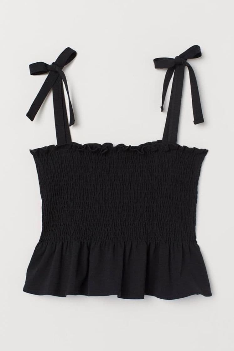 Fashion Camisole Top Black H&M