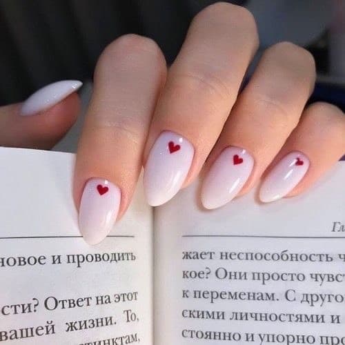 Fashion Heart nails